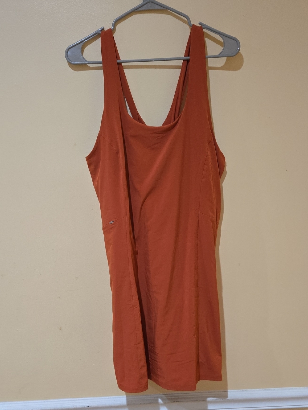 REI Rust Orange Active Tank Dress
